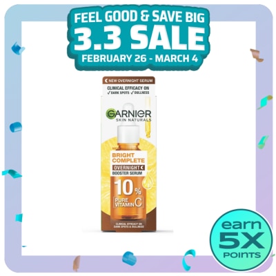 GARNIER Bright Complete Overnight Serum 15Ml Ebt