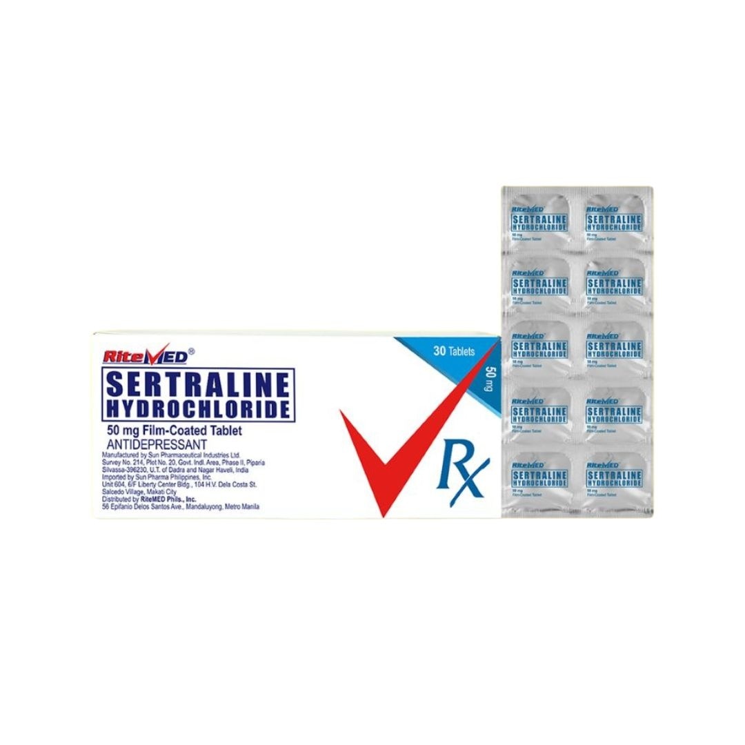 RITEMED SERTRALINE 50mg Tablet Sold Per Piece [PRESCRIPTION REQUIRED]