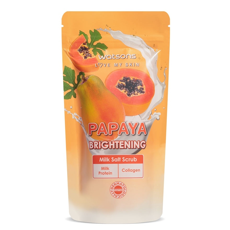WATSONS Brightening Milk Collagen And Papaya Milk Salt Scrub 300g