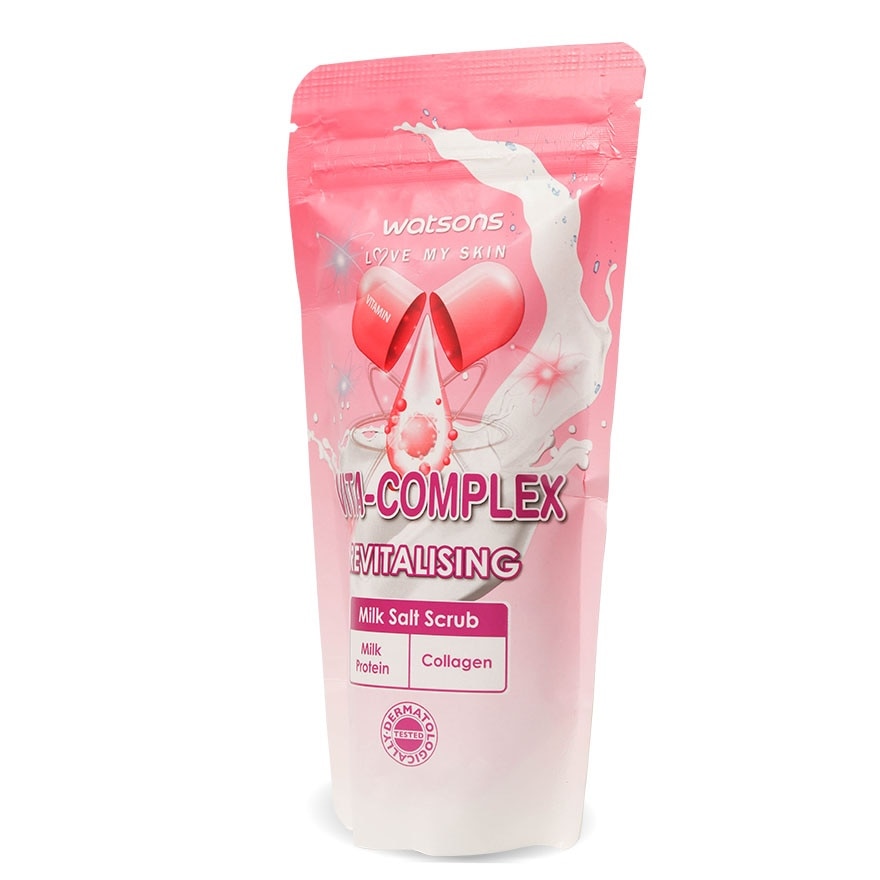 WATSONS Revitalising Milk Collagen And Vita-Complex Milk Salt Scrub 300g