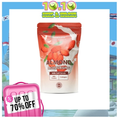 WATSONS WATSONS Moisturizing Milk Collagen And Almond Milk Salt Scrub 600g