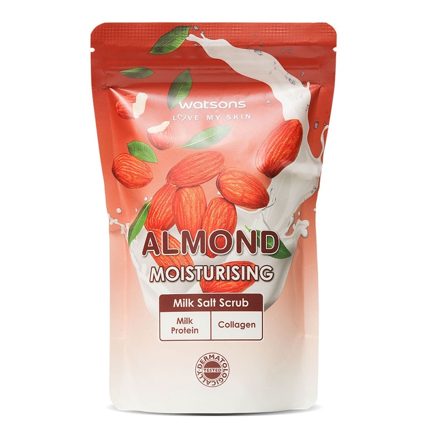 WATSONS Moisturizing Milk Collagen And Almond Milk Salt Scrub 600g