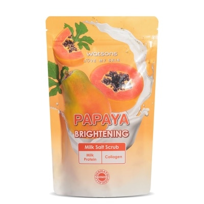 WATSONS WATSONS Brightening Milk Collagen And Papaya Milk Salt Scrub 600g