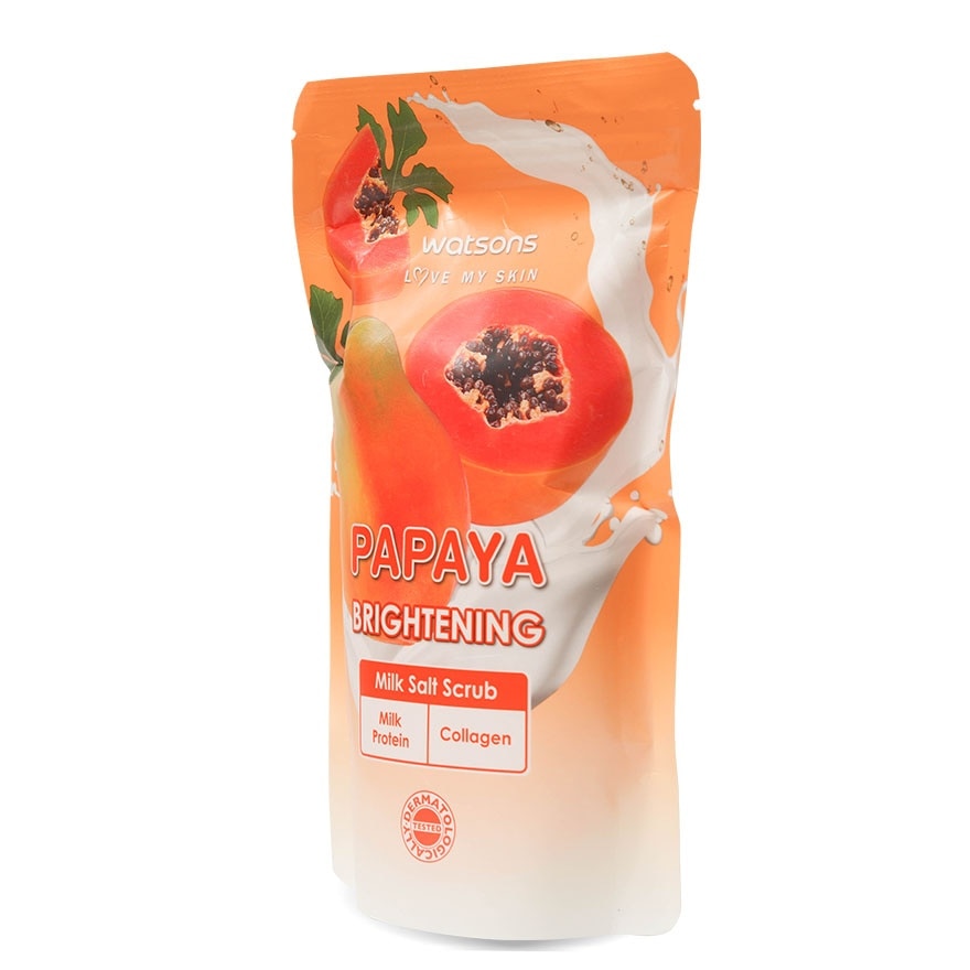 WATSONS Brightening Milk Collagen And Papaya Milk Salt Scrub 600g