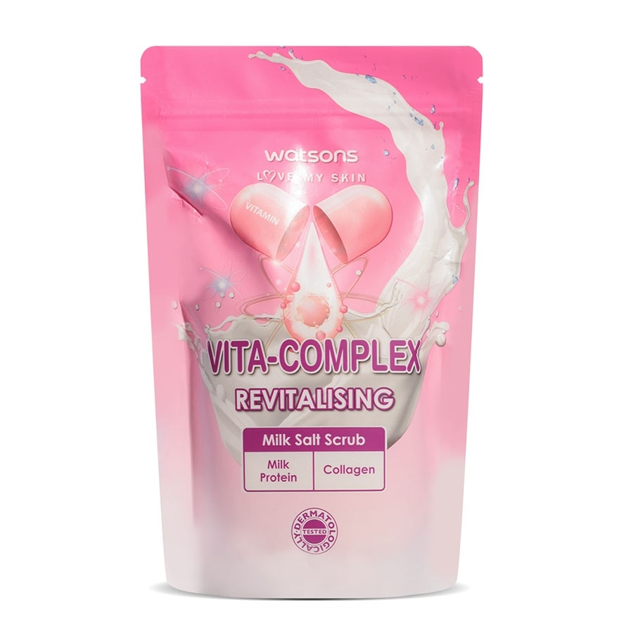 WATSONS Revitalising Milk Collagen And Vita-Complex Milk Salt Scrub