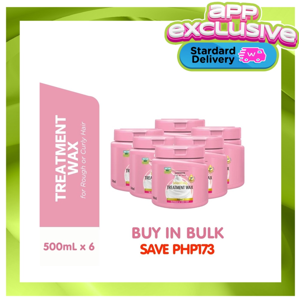 WATSONS Love My Hair Smoothing Yoghurt Treatment Wax 6s 500ml