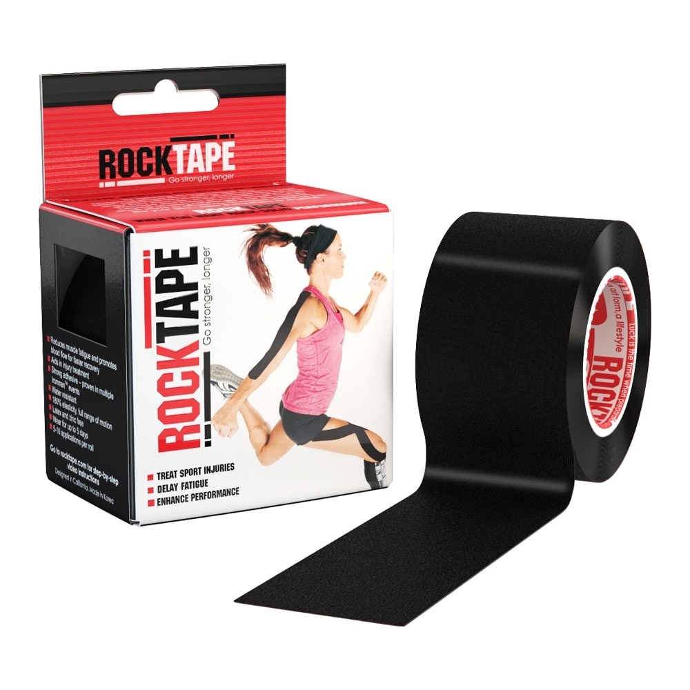 ROCKTAPE STANDARD KINESIOLOGY TAPE BLACK 21606