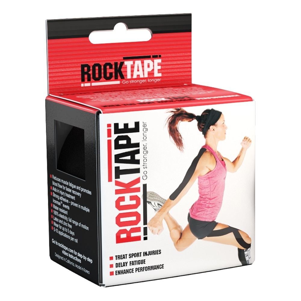 ROCKTAPE STANDARD KINESIOLOGY TAPE BLACK 21606