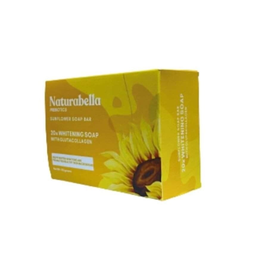 NATURABELLA Sunflower Soap Bar (20X Whitening Soap W/ Glutacollagen)