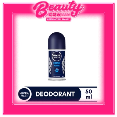 NIVEA NIVEA NIVEA Men Fresh Active Anti-Perspirant Deodorant Roll On 50ml
