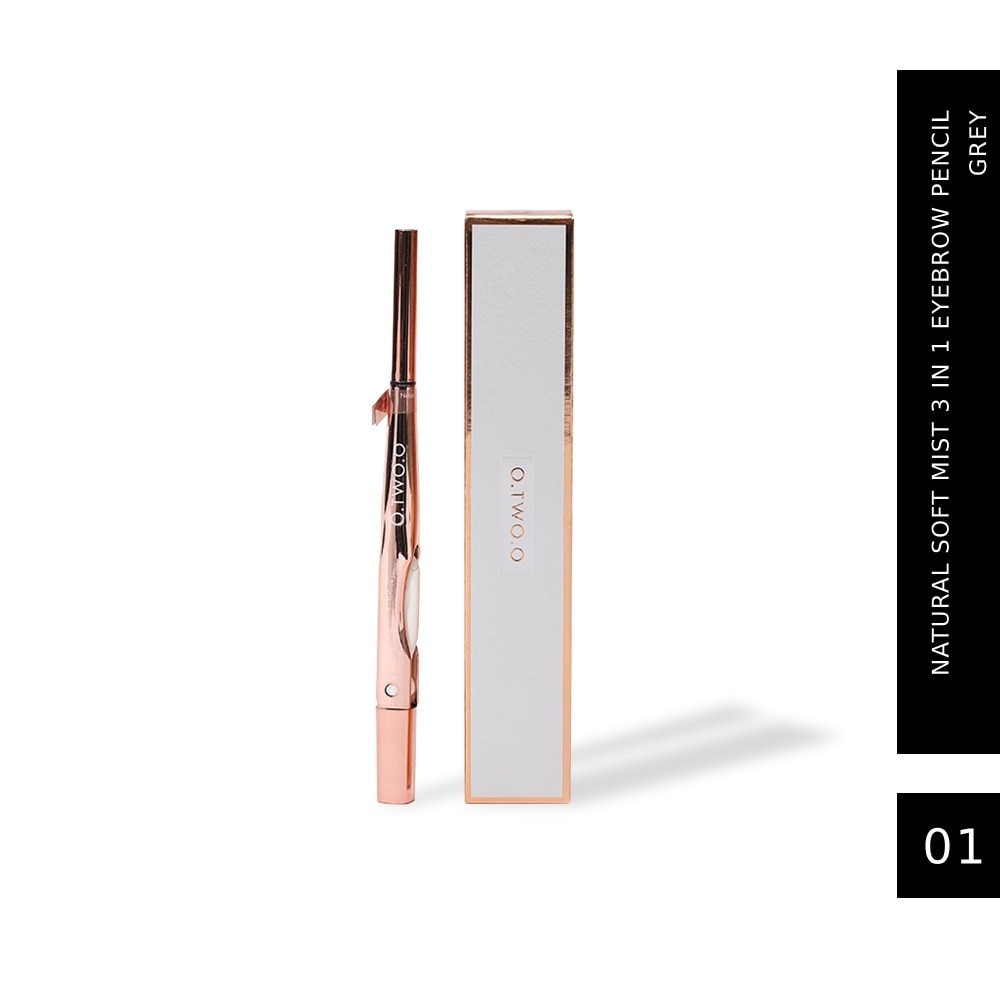 O.TWO.O NATURAL SOFT MIST 3-IN-1 EYEBROW PENCIL 01