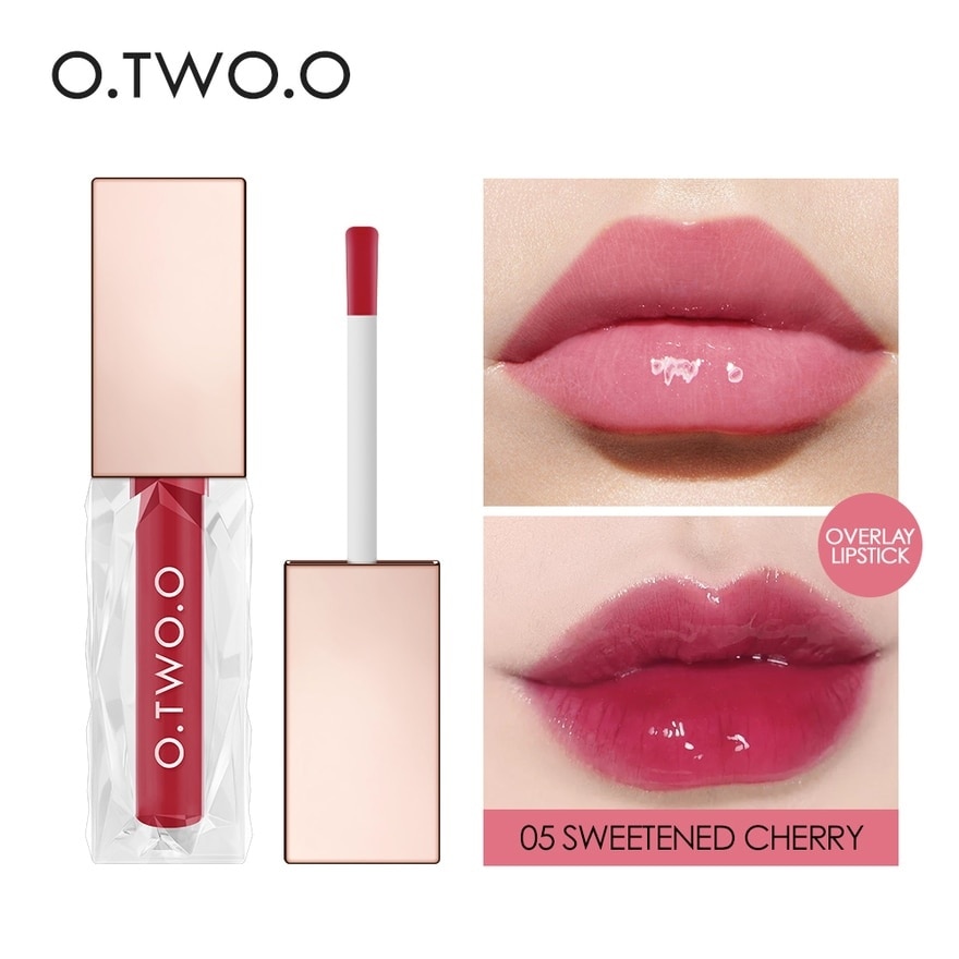 OTWOO Clear Crystal Berry Lip Gloss 05 Sweetened Cherry