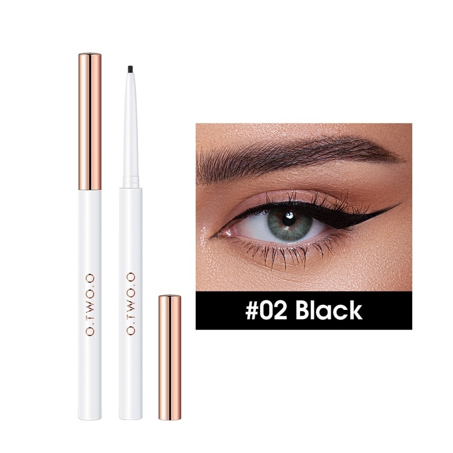 OTWOO Dexterous And Accurate Ultra Fine Eyeliner Gel Pen 02 Black