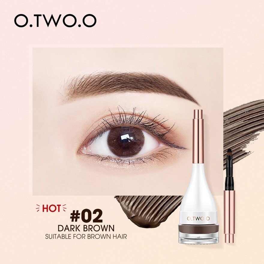 OTWOO Natural Shaping Eyebrow Dying Cream 02 Dark Brown