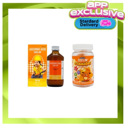 CEELIN CEELIN CEELIN Gummies 30s and Ceelin Syrup 250ml (Available in Standard Home Delivery Only)