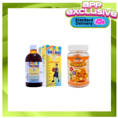 CEELIN CEELIN Growee 250ml and Ceelin Gummies 30s (Available in Standard Home Delivery Only)