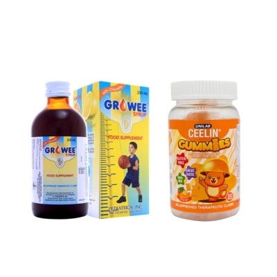 CEELIN CEELIN Growee 250ml and Ceelin Gummies 30s (Available in Standard Home Delivery Only)