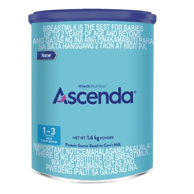 ASCENDA WYETH Ascenda 1 To 3 1600g