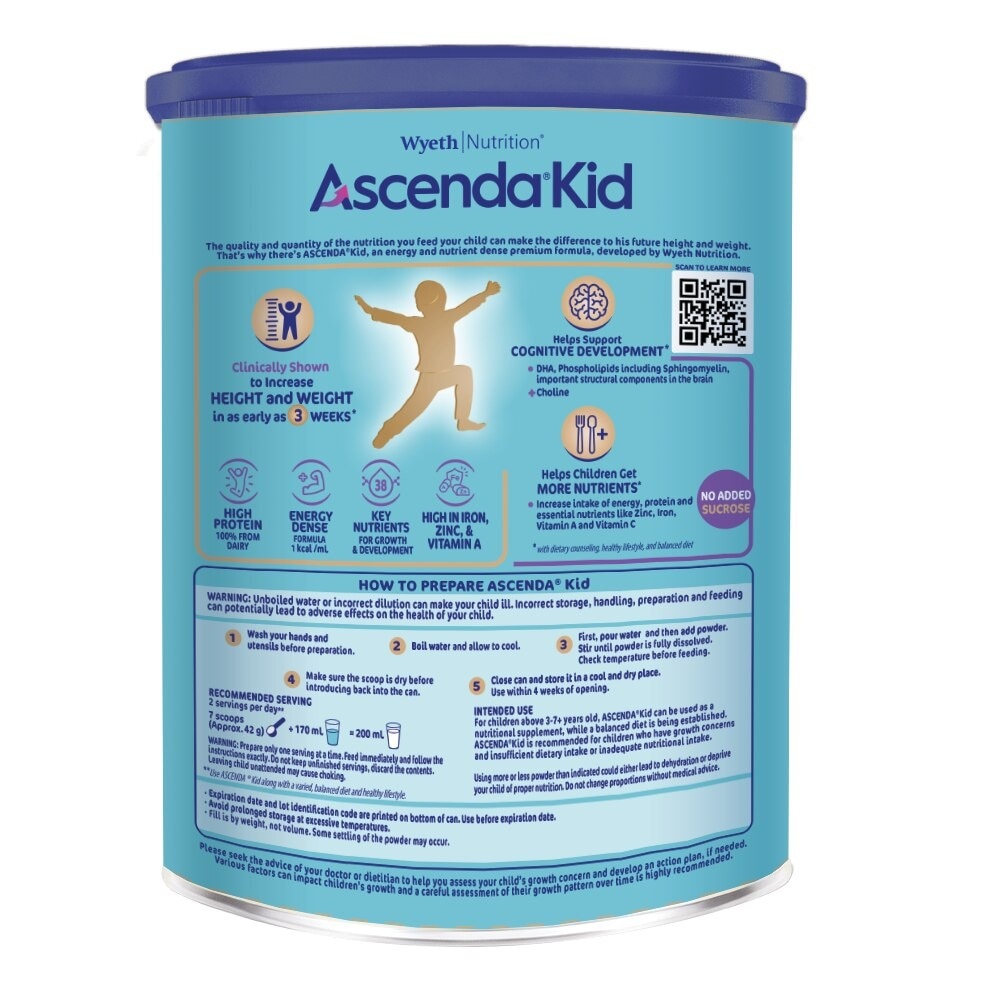 WYETH Ascenda Kid 3 Plus 1600G