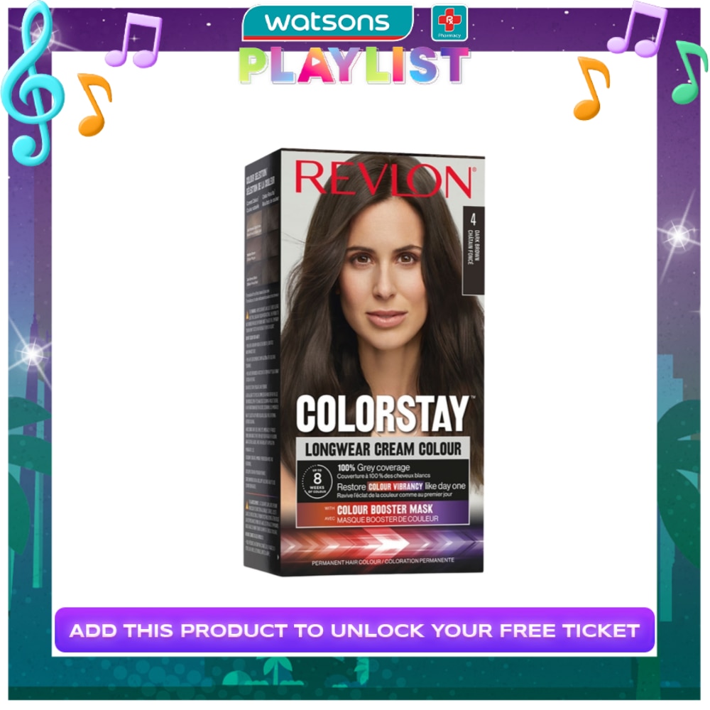REVLON Colorstay Longwear Cream Colour  4 Dark Brown