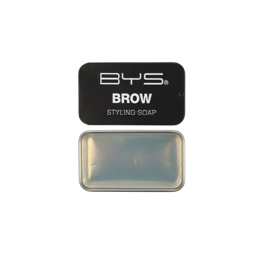 BYS Brow Styling Soap Tin Wth Brush Clear