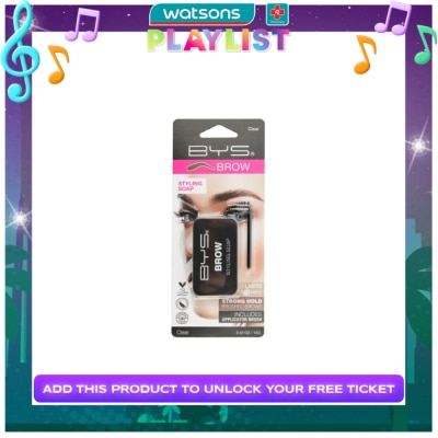 BYS BYS Brow Styling Soap Tin Wth Brush Clear