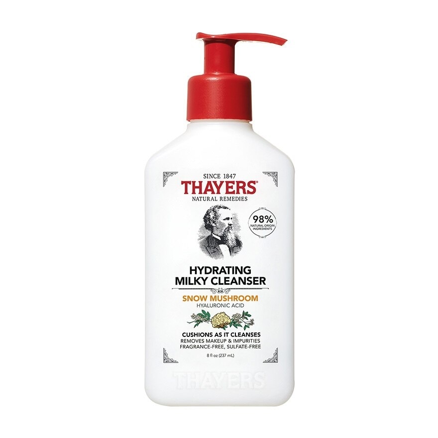 THAYERS Milky Hydrating Cleanser With Snow Mushroom And Hyaluronic Acid 237ml