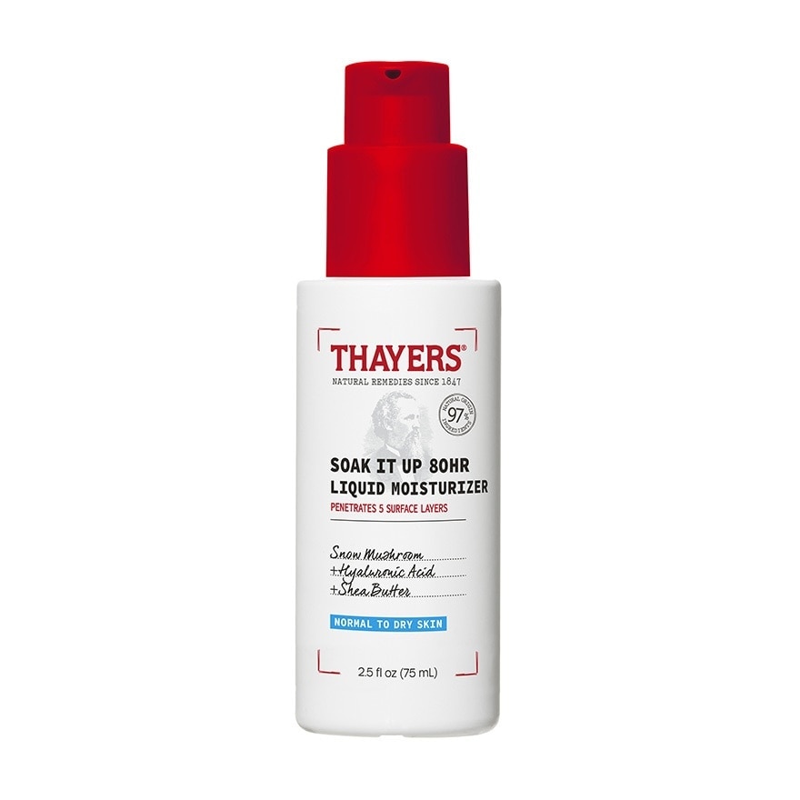 THAYERS Soak It Up 80 Hours Liquid Moisturizer 75ml