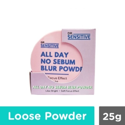 DR SENSITIVE DR SENSITIVE All Day No Sebum Blur Powder Lilac Bright 25g