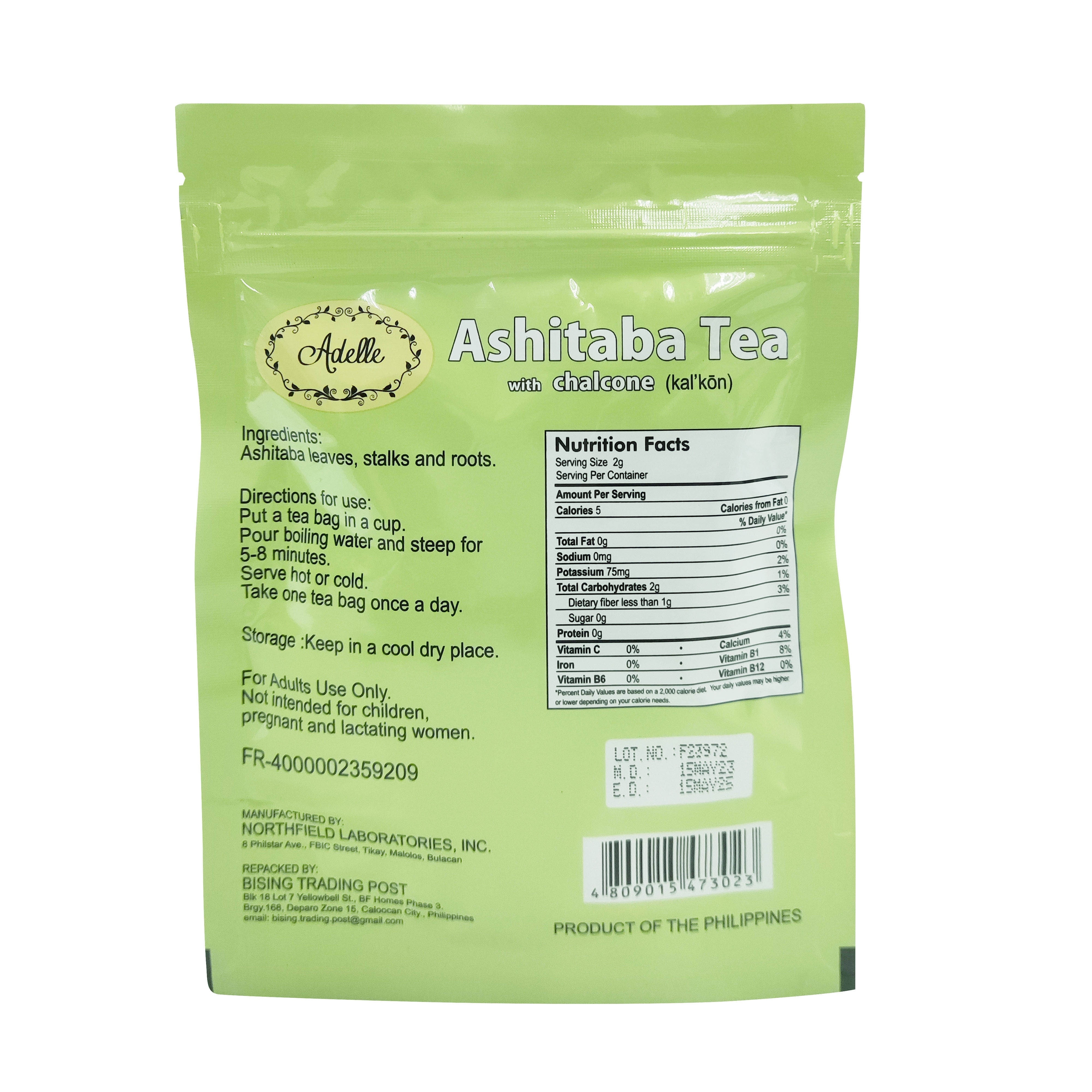 Adelle Ashitaba Tea with Chalcone Pouch