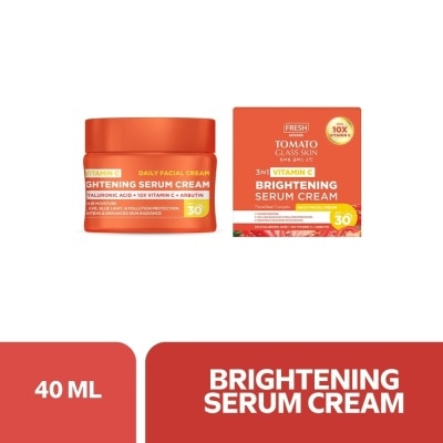 FRESH FRESH Skinlab Tomato Glass Skin 3 in 1 Vitamin C Brightening Serum Cream SPF 30 40g