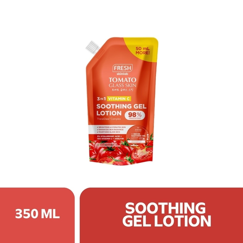 FRESH Skinlab Tomato Glass Skin 3 in 1 Vitamin C Soothing Gel Lotion 350ml