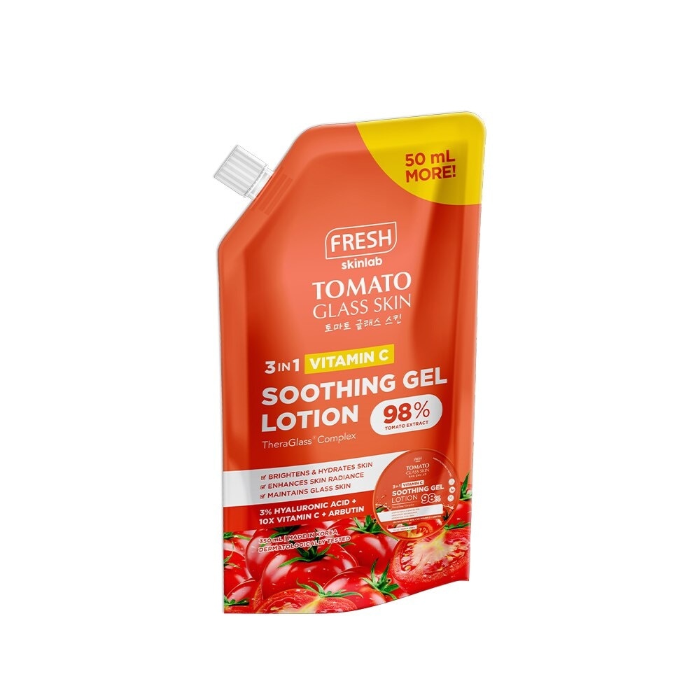 FRESH Skinlab Tomato Glass Skin 3 in 1 Vitamin C Soothing Gel Lotion 350ml