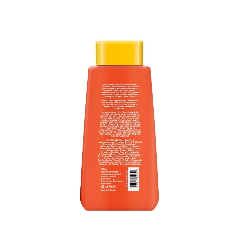 FRESH Skinlab Tomato Glass Skin 3 in 1 Vitamin C Invisible Sun Gel SPF 50 100ml