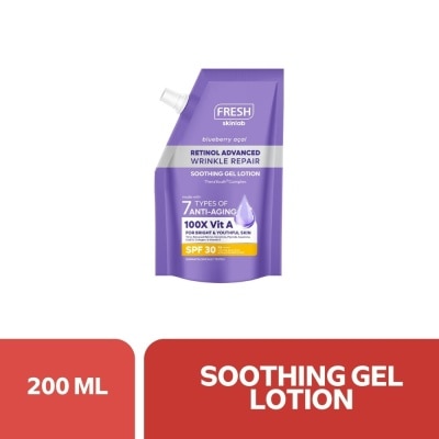 FRESH FRESH Skinlab Blueberry Acai Retinol Advance Wrinkle Repair Soothing Gel Lotion SPF 30 200ml