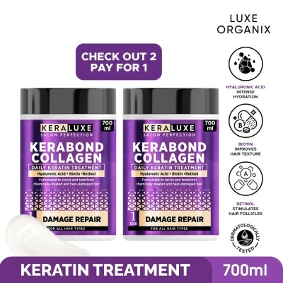 KERA LUXE KERA LUXE Salon Perfection Kerabond Collagen Daily Keratin Treatment Damage Repair 700ml