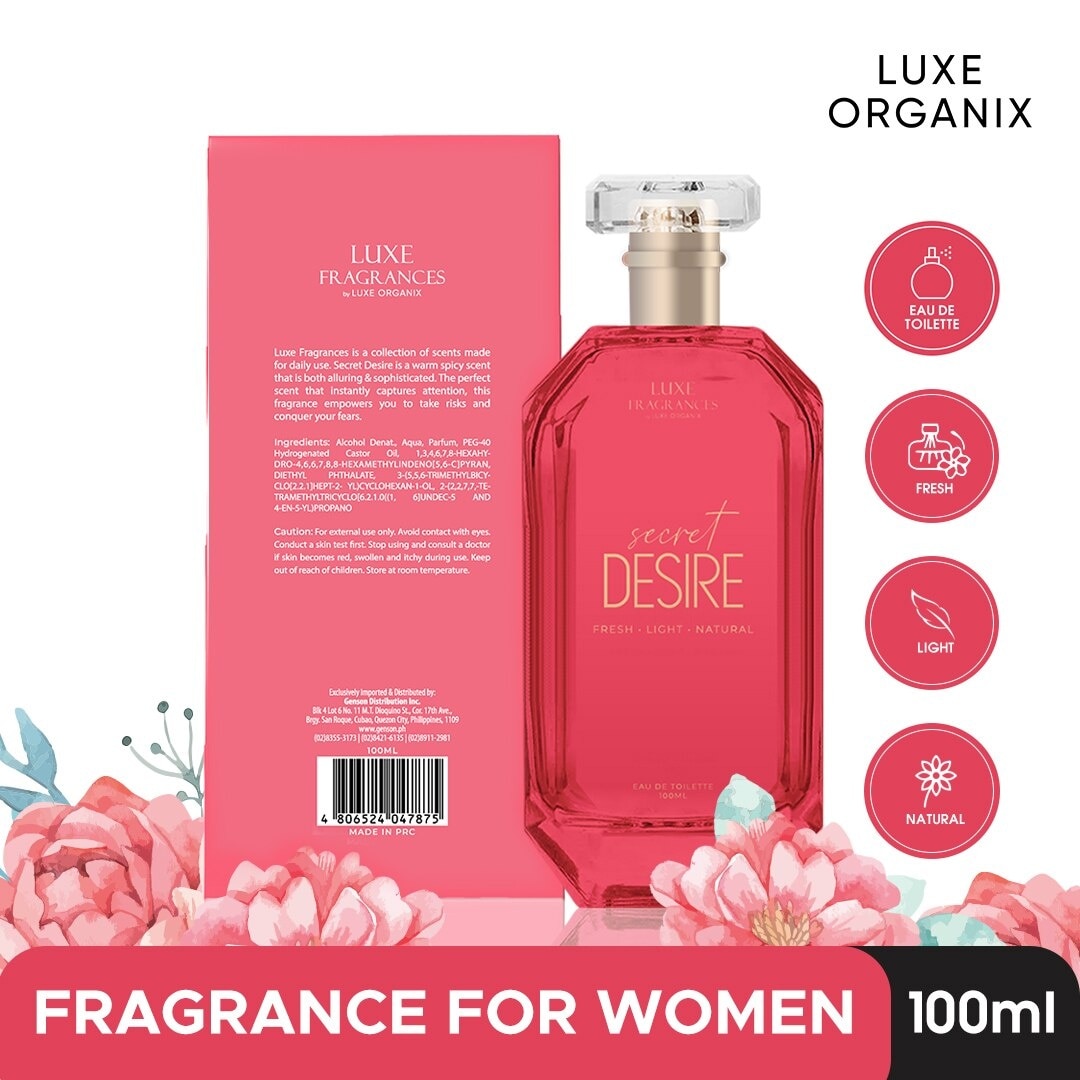 LUXE ORGANIX Fragrances Secret Desire EDT 100ml