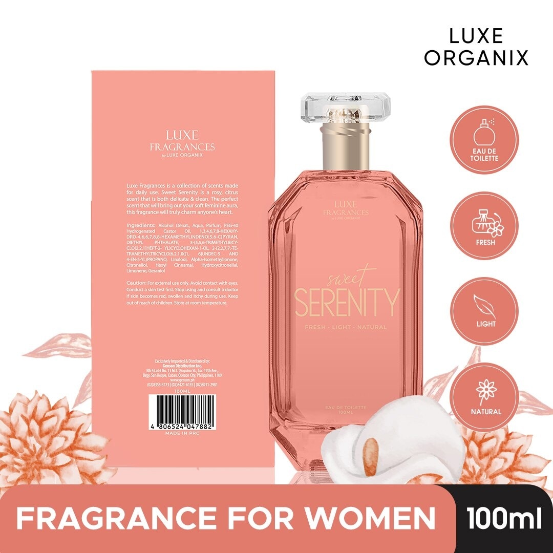 LUXE ORGANIX Fragrances Sweet Serenity EDT 100ml