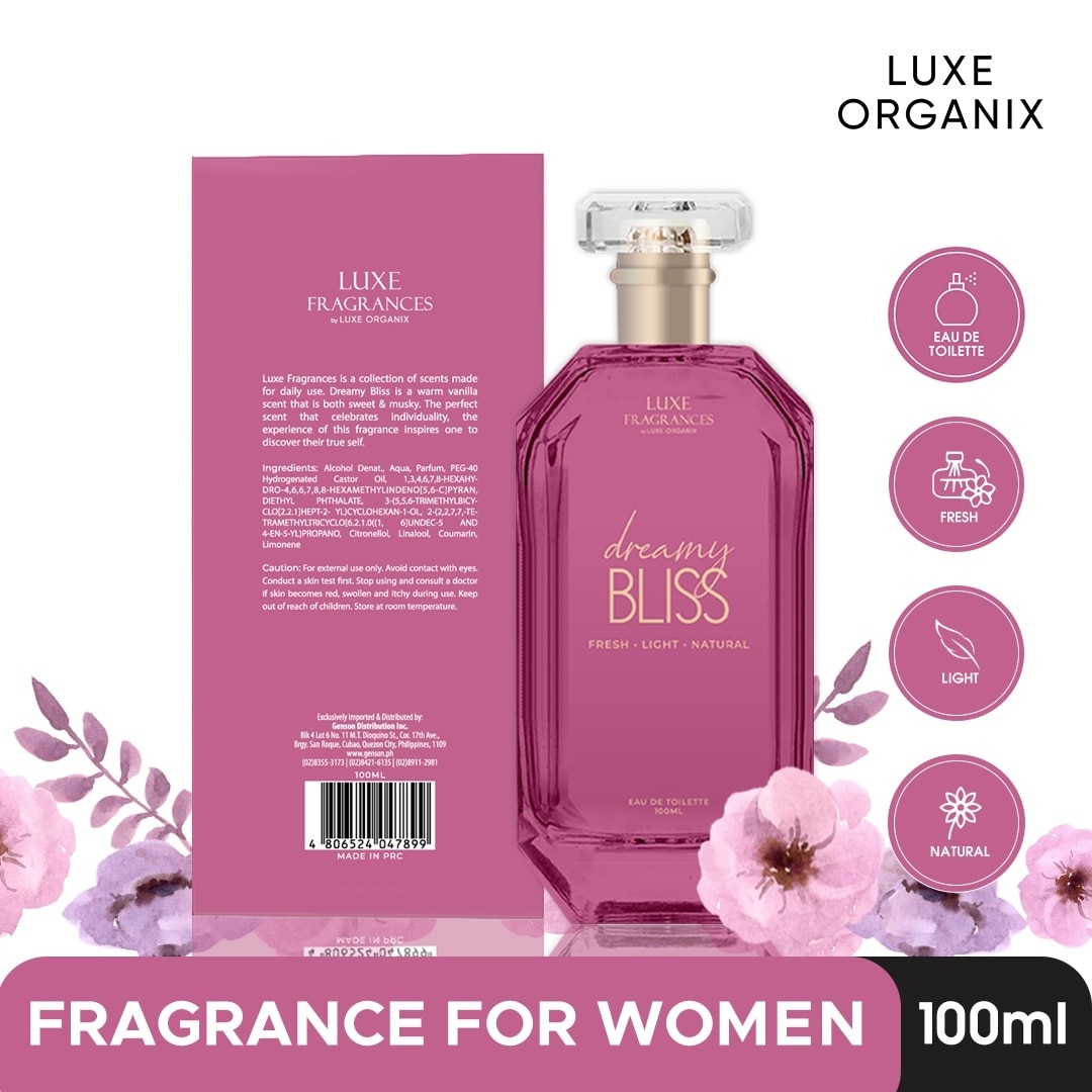 LUXE ORGANIX Fragrances Dreamy Bliss EDT 100ml