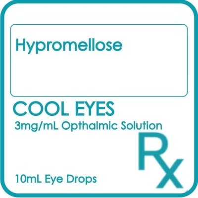 COOL EYES COOL EYES 3mg/ml Opthalmic Solution 10ml Eye Drops [PRESCRIPTION REQUIRED]