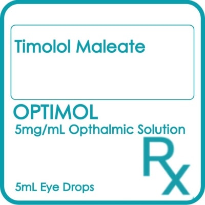 OPTIMOL OPTIMOL 5mg/ml Opthalmic Solution [PRESCRIPTION REQUIRED]
