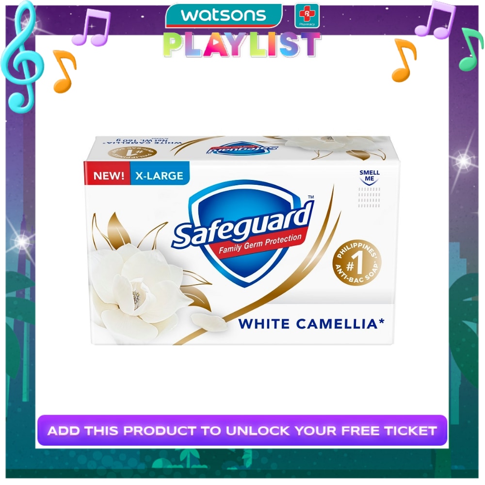SAFEGUARD Bar White Camellia 160g