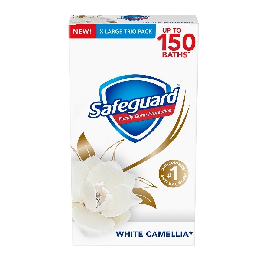 SAFEGUARD Bar White Camellia 160g 3s