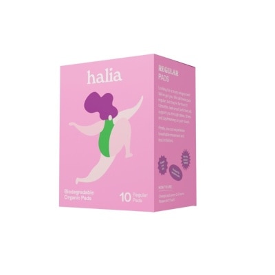 HALIA HALIA Biodegradable Organic Regular Pads 10s