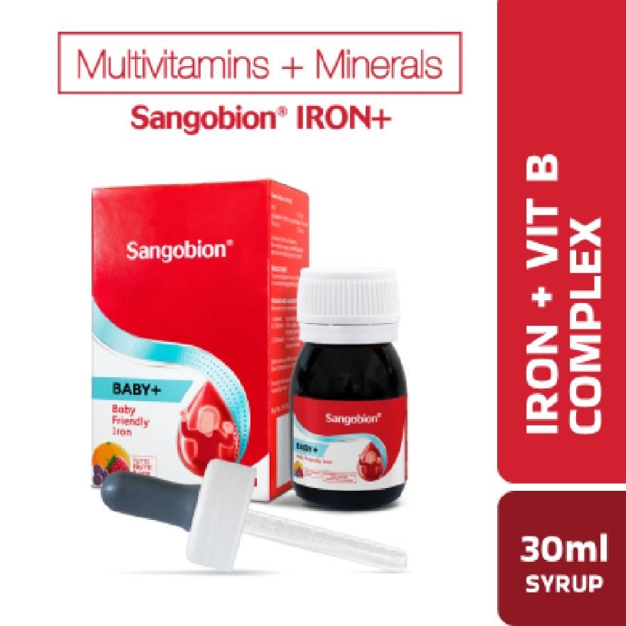 SANGOBION Iron Vitamin Complex Drops Syrup 30ml