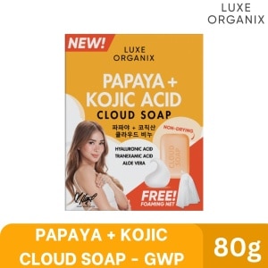 GWP LUXE ORGANIX Papaya + Kojic Acid Cloud Soap 80g