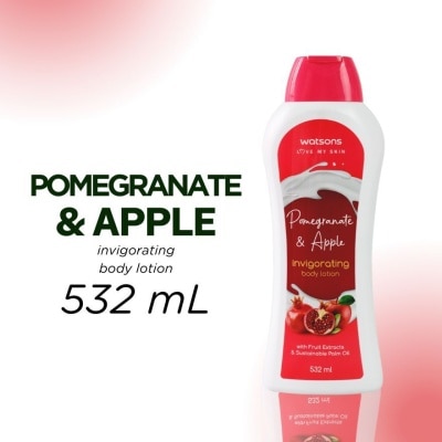 WATSONS Watsons Pomegranate & Apple Invigorating Body Lotion 532Ml