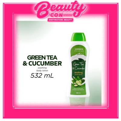 WATSONS Watsons Green Tea & Cucumber Soothing Body Lotion 532Ml