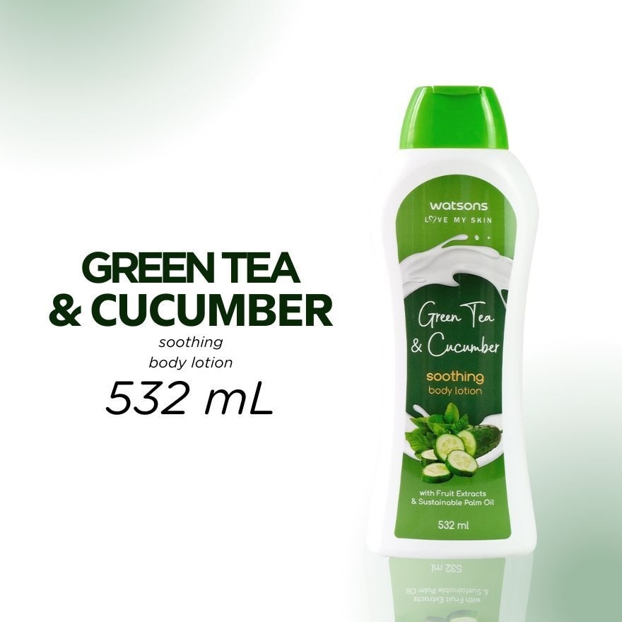 Watsons Green Tea & Cucumber Soothing Body Lotion 532Ml