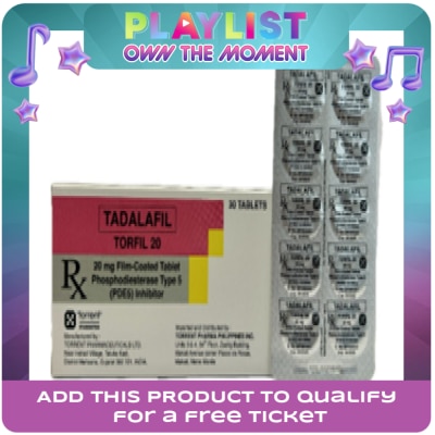 TORFIL - TORFIL Tadalafil Tablet Sold Per Piece 20mg